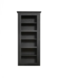 Væghængt Vitrineskab N4, antracit fra Lindebjerg Design