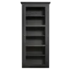 Væghængt Vitrineskab N4, dark oak fra Lindebjerg Design