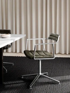 VIPP452 Swivel Chair, bosco grøn læder fra Vipp