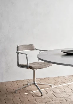 VIPP452 Swivel Chair, bosco grøn læder fra Vipp