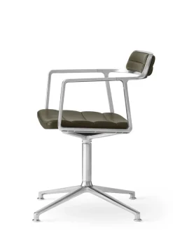 VIPP452 Swivel Chair, camel læder fra Vipp