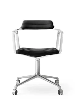 VIPP452 Swivel Chair m/hjul, dark sand fra Vipp
