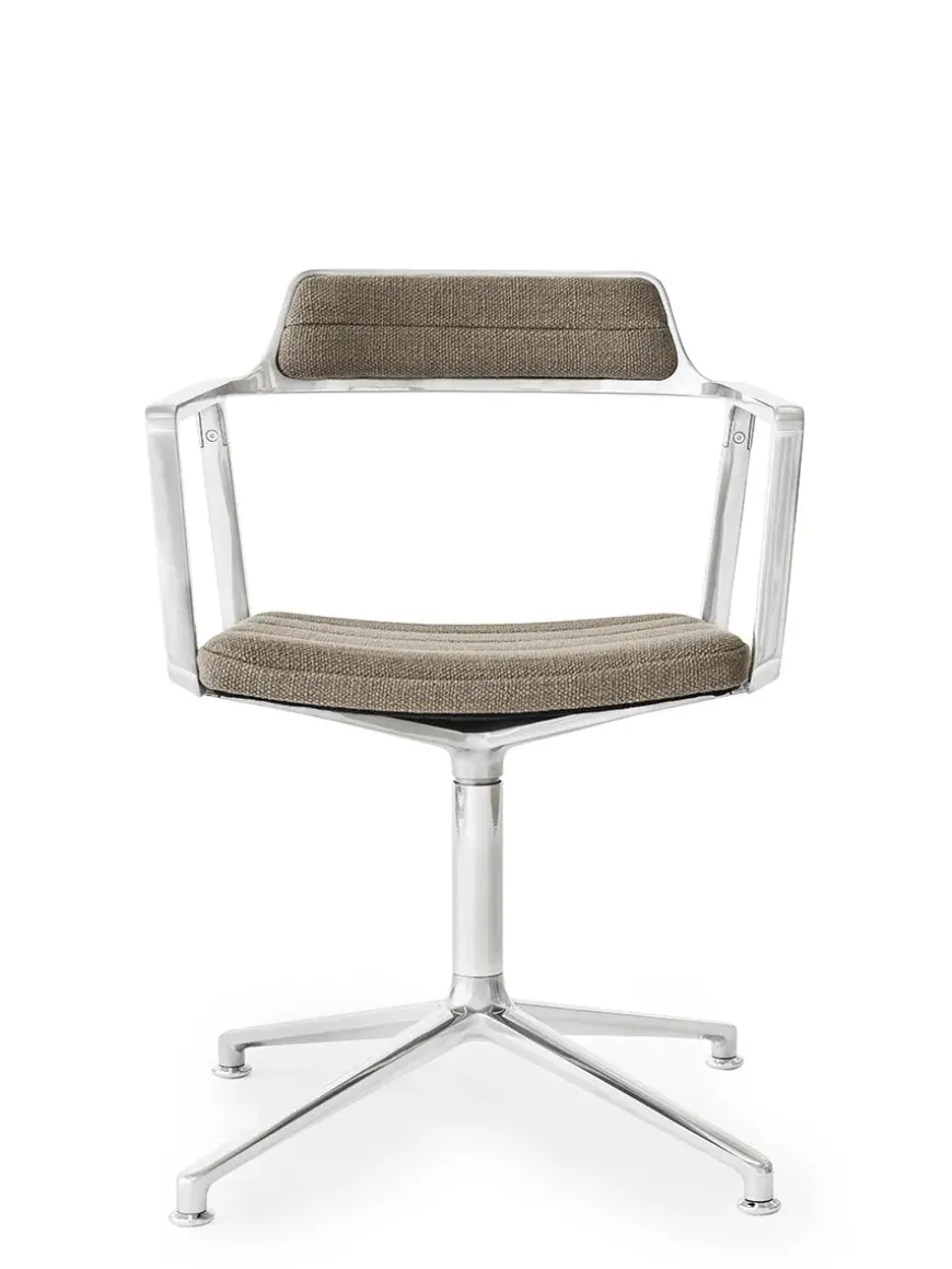 VIPP452 Swivel Chair, sort læder fra Vipp