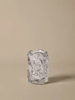 Virelle Vase Clear, H18 fra Ferm Living