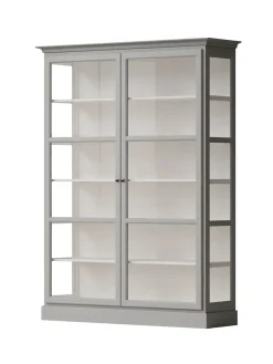 Vitrineskab Classic V2, antracit fra Lindebjerg Design