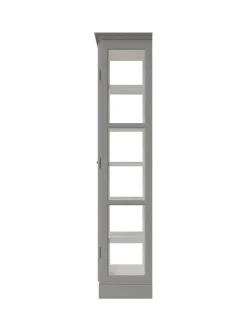 Vitrineskab Classic V2, antracit fra Lindebjerg Design