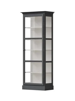 Vitrineskab Classic V1, hvid fra Lindebjerg Design