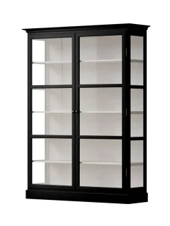 Vitrineskab Classic V2, sort fra Lindebjerg Design