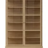 Vitrineskab N2, light oak fra Lindebjerg Design