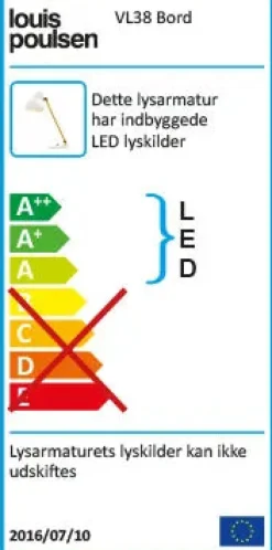 VL38 bordlampe fra Louis Poulsen