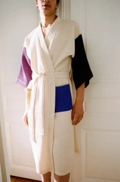 Waffle Badekåbe, sky blue fra Hay