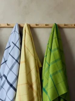 Warp & Weft Plaid, raw white/lilac fra Silkeborg Uldspinderi