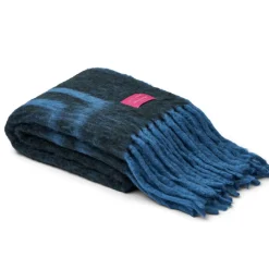 Weekend Plaid, raven & dazzling blue fra Bongusta