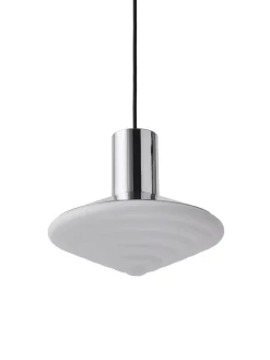 Whipped Pendant Lamp, all chrome fra LEO Objects
