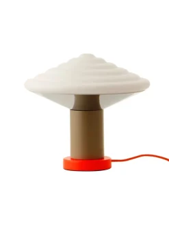 Whipped Table Lamp, luminous orange fra LEO Objects