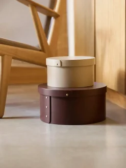 X3 Drejø Opbevaringsæske, Ø22 cm fra FDB Møbler