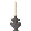 Yara Candle Holder Small, rustic iron fra Ferm Living