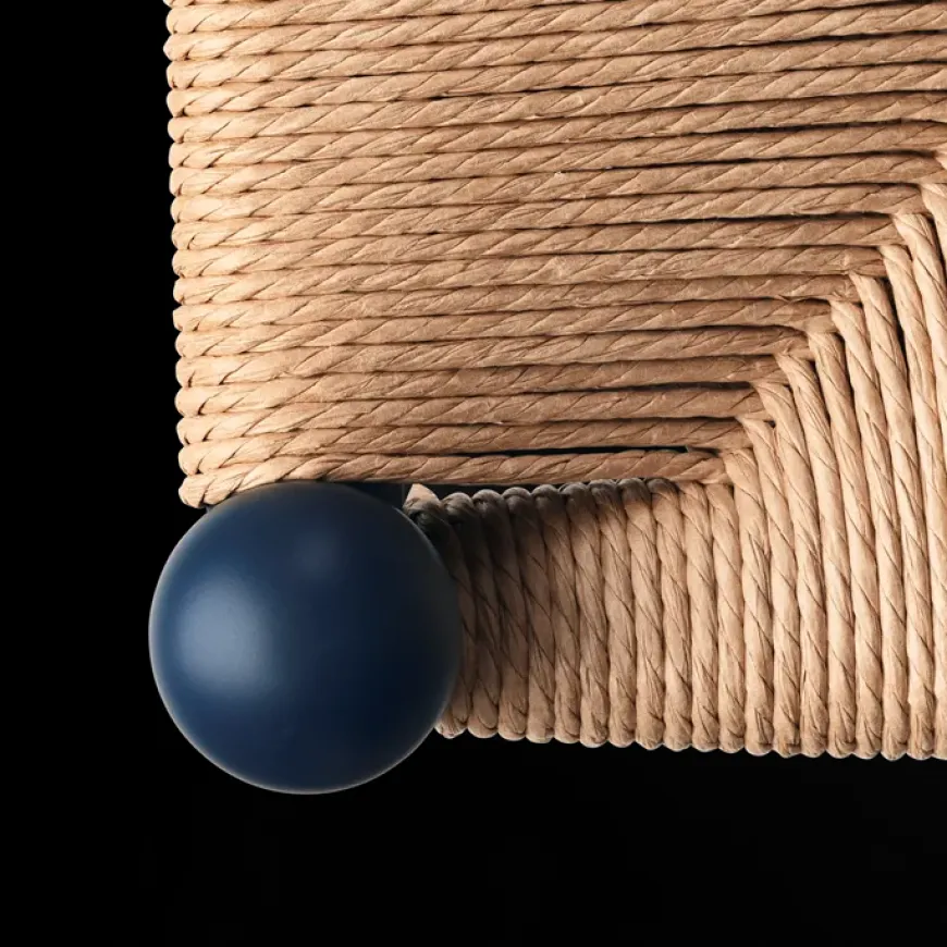 Y-stol CH24 Soft Blue af Hans J. Wegner