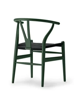 Y-stol CH24 Soft Falu med sort flet af Hans J. Wegner