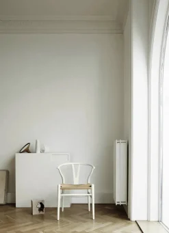 Y-stol CH24 Soft Natural White af Hans J. Wegner