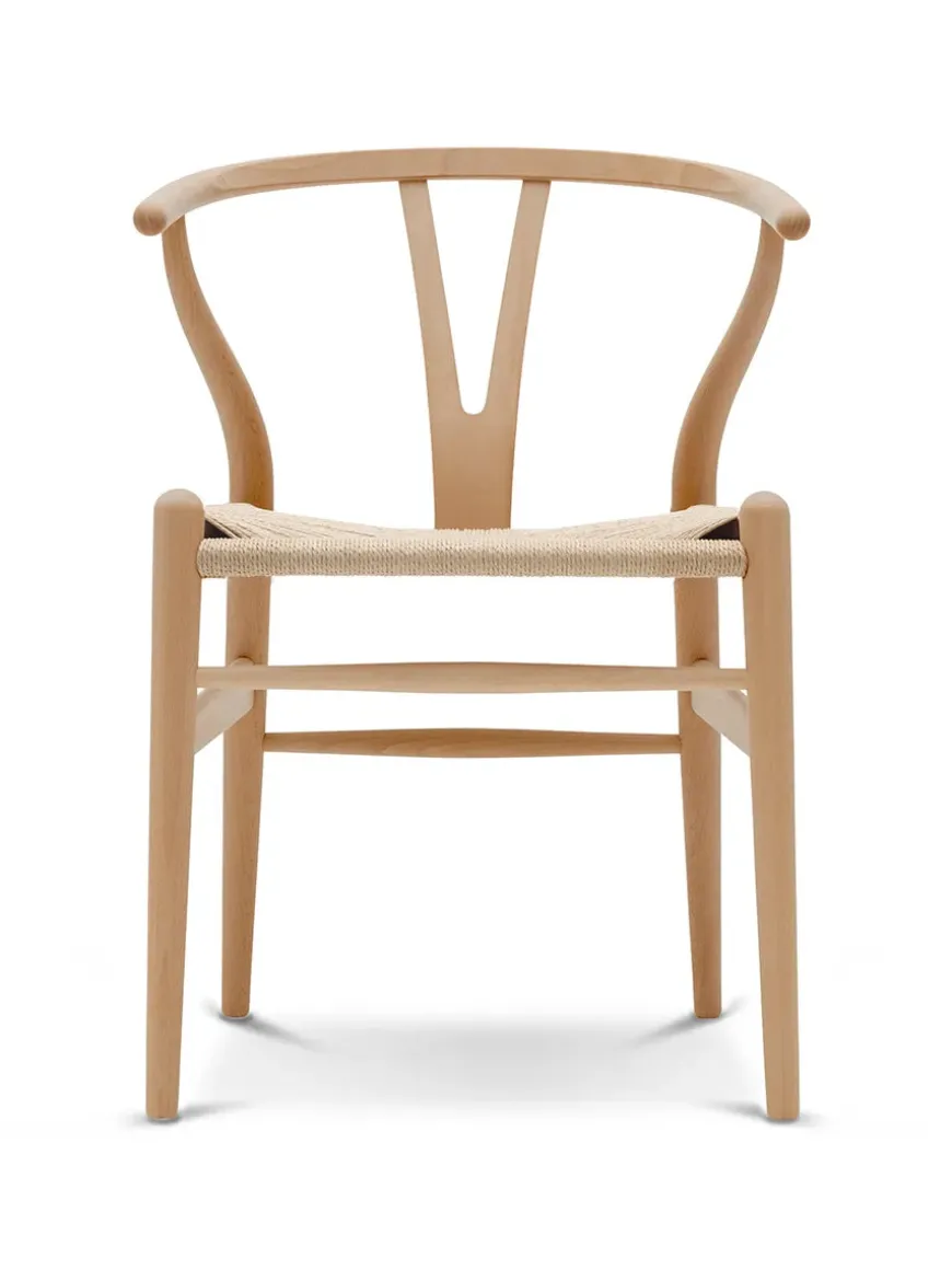 Y-stol CH24, sort bøg af Hans J. Wegner
